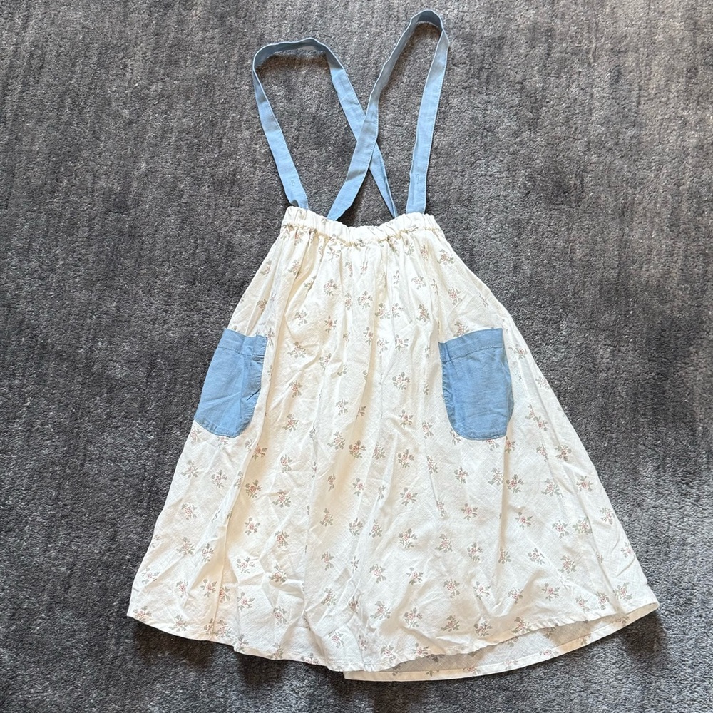 Tocoto Vintage Size 3 Jumper / Skirt with suspenders